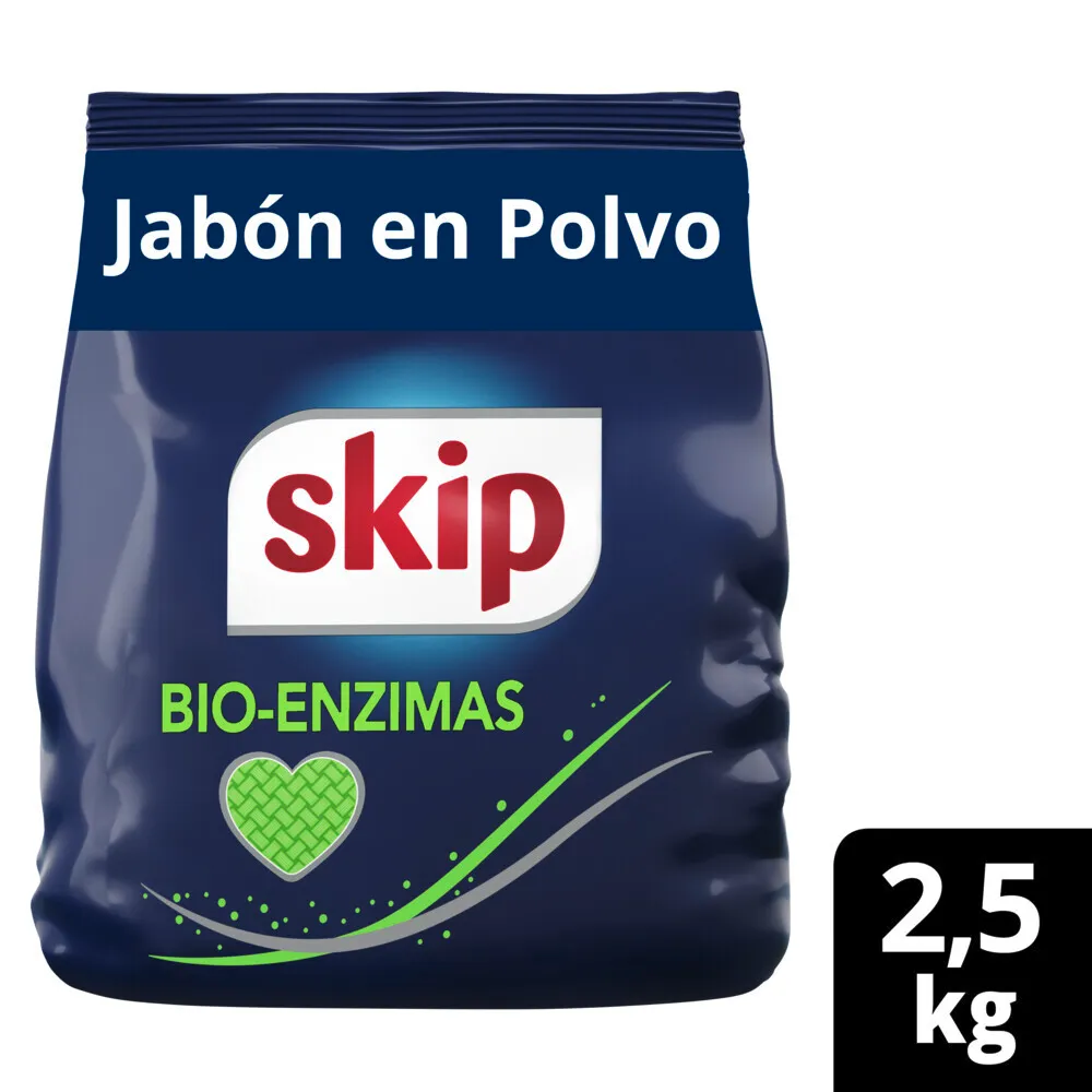 Skip Jabon En Polvo MultiEnz. 2,5kg