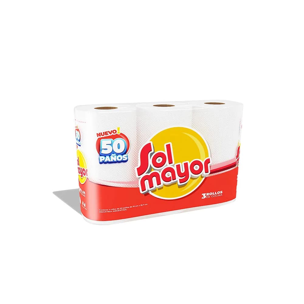 Sol Mayor Rollos De Cocina x3